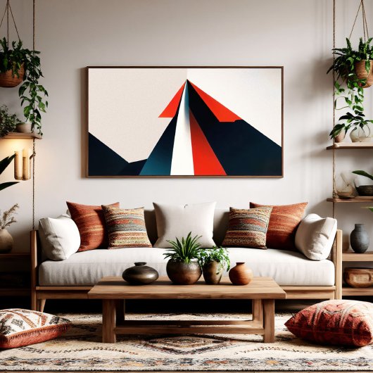 グラフィックミニマルデザイン ポスター