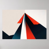 グラフィックミニマルデザイン ポスター (正面)