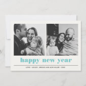 グラフィックミニマル |お正月のコラージュ2の写真 カード (正面)