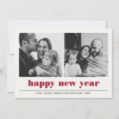 グラフィックミニマル |お正月のコラージュ2の写真 カード (正面)