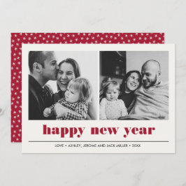 グラフィックミニマル |お正月のコラージュ2の写真 カード