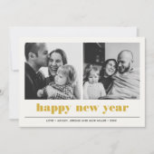 グラフィックミニマル |お正月のコラージュ2の写真 カード (正面)