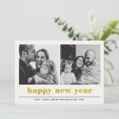 グラフィックミニマル |お正月のコラージュ2の写真 カード (スタンド正面)