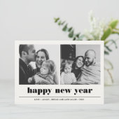 グラフィックミニマル |お正月のコラージュ2の写真 カード (スタンド正面)