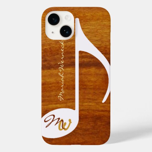 グラフィックミュージックウッドスタイル Case-Mate iPhoneケース (裏面)