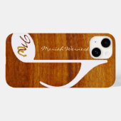 グラフィックミュージックウッドスタイル Case-Mate iPhoneケース (裏面 (横))
