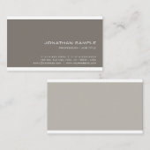 グラフィックモダンエレガントデザインプロフェッショナルプレーン 名刺 (正面/裏面)