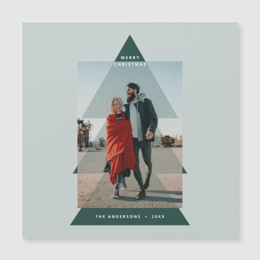 グラフィックモダンスミニマルクリスマ写真 (正面)