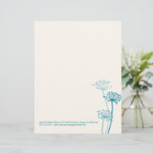 グラフィックモダンフラワー牛パセリ・レターヘッド レターヘッド (スタンド正面)