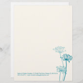 グラフィックモダンフラワー牛パセリ・レターヘッド レターヘッド (正面/裏面)