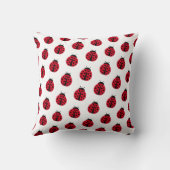 グラフィックモダンラディバグのモチーフ クッション (裏面)