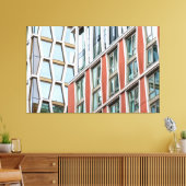 グラフィックロンドンアーキテクチャ キャンバスプリント (インサイチュ (リビング))