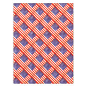 グラフィックヴィンテージアメリカ国旗のテーブルクロス テーブルクロス (正面)