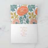 グラフィックヴィンテージフラワーアート&テキスト サンキューカード (内部)