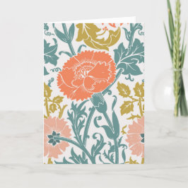 グラフィックヴィンテージフラワーアート&テキスト， Vs 2 サンキューカード