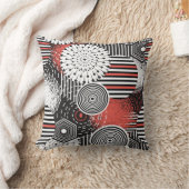 グラフィックヴィンテージ抽象芸術イラストレーション要素 クッション (ブランケット)