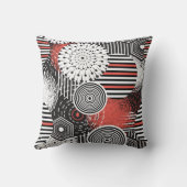 グラフィックヴィンテージ抽象芸術イラストレーション要素 クッション (裏面)