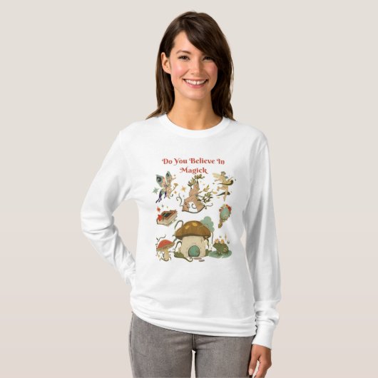 グラフィック信じスTシャツのマジック。 Tシャツ (正面フル)