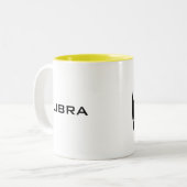 グラフィック図版はかりで測 ツートーンマグカップ (正面左)