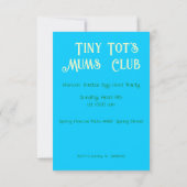 グラフィック復活祭の風景 招待状 (裏面)