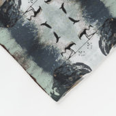 グラフィック手作り フリースブランケット (角)