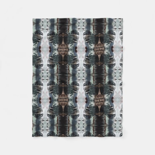 グラフィック手作り フリースブランケット (正面)