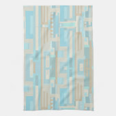 グラフィック抽象芸術沿岸の海 キッチンタオル (縦)