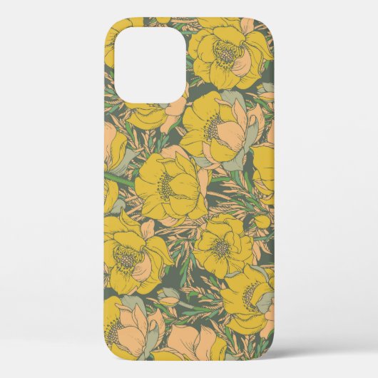 グラフィック春トロリウス花 Case-Mate iPhoneケース (裏面)