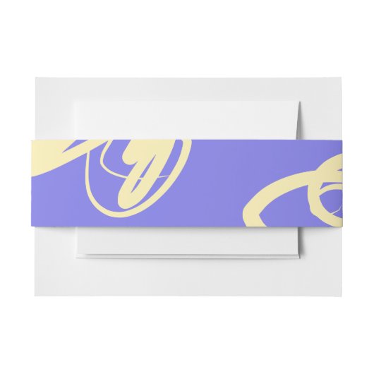 グラフィック書のデザイン招待状用帯 招待状ベリーバンド (正面例)