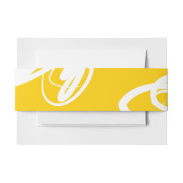 グラフィック書のデザイン招待状用帯 招待状ベリーバンド