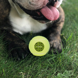 グラフィック植物の緑の黒いつる植物 テニスボール