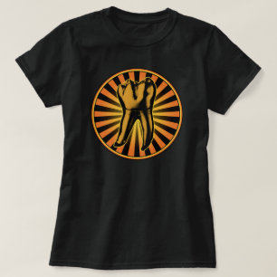 グラフィック歯エンブレム Tシャツ