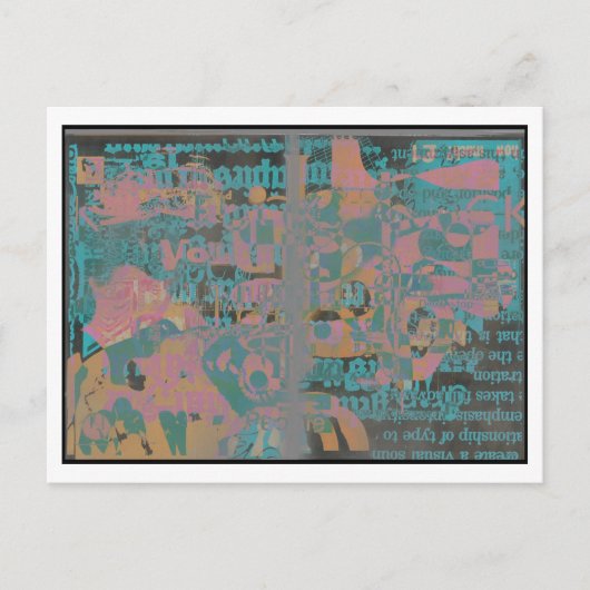 グラフィック混乱 シーズンポストカード (正面)