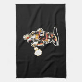 グラフィック漫画 – キャラクター – グラフィティボマースプレー キッチンタオル (縦)