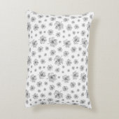 グラフィック牡丹。 アクセントクッション (裏面(縦))