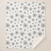 グラフィック牡丹。 シェルパブランケット (正面)