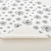 グラフィック牡丹。 シェルパブランケット (3/4)