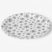 グラフィック牡丹。 ペーパープレート (アングル)