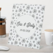 グラフィック牡丹。 台座サイン (インサイチュ)