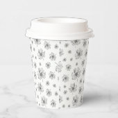 グラフィック牡丹。 紙コップ (右)