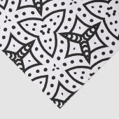 グラフィック白黒ラインアートデジタルデザイン 薄葉紙 (詳細)