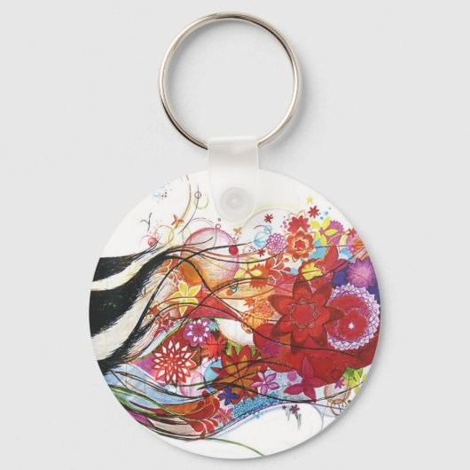 グラフィック矢印 キーホルダー (正面)