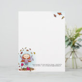 グラフィック秋/秋ガールレターヘッド レターヘッド (スタンド正面)