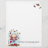 グラフィック秋/秋ガールレターヘッド レターヘッド (正面/裏面)