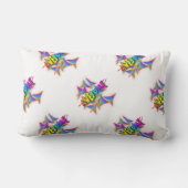 グラフィック素晴らしロゴ ランバークッション (裏面)