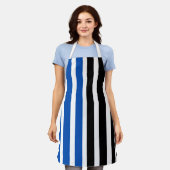 グラフィック線 エプロン (着用した状態)