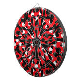 グラフィック花 ダーツボード (正面右)