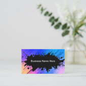 グラフィック芸術的デザイン名刺 名刺 (スタンド正面)