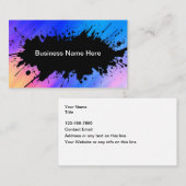 グラフィック芸術的デザイン名刺 名刺 (正面/裏面)