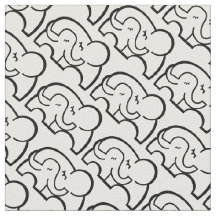 グラフィック象のハグモノパターン